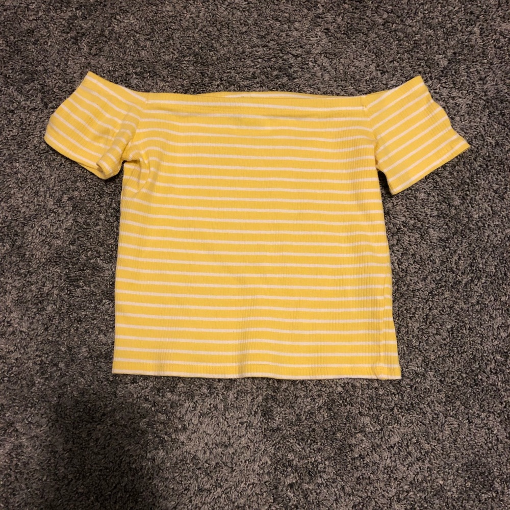 Off the shoulder t-shirt